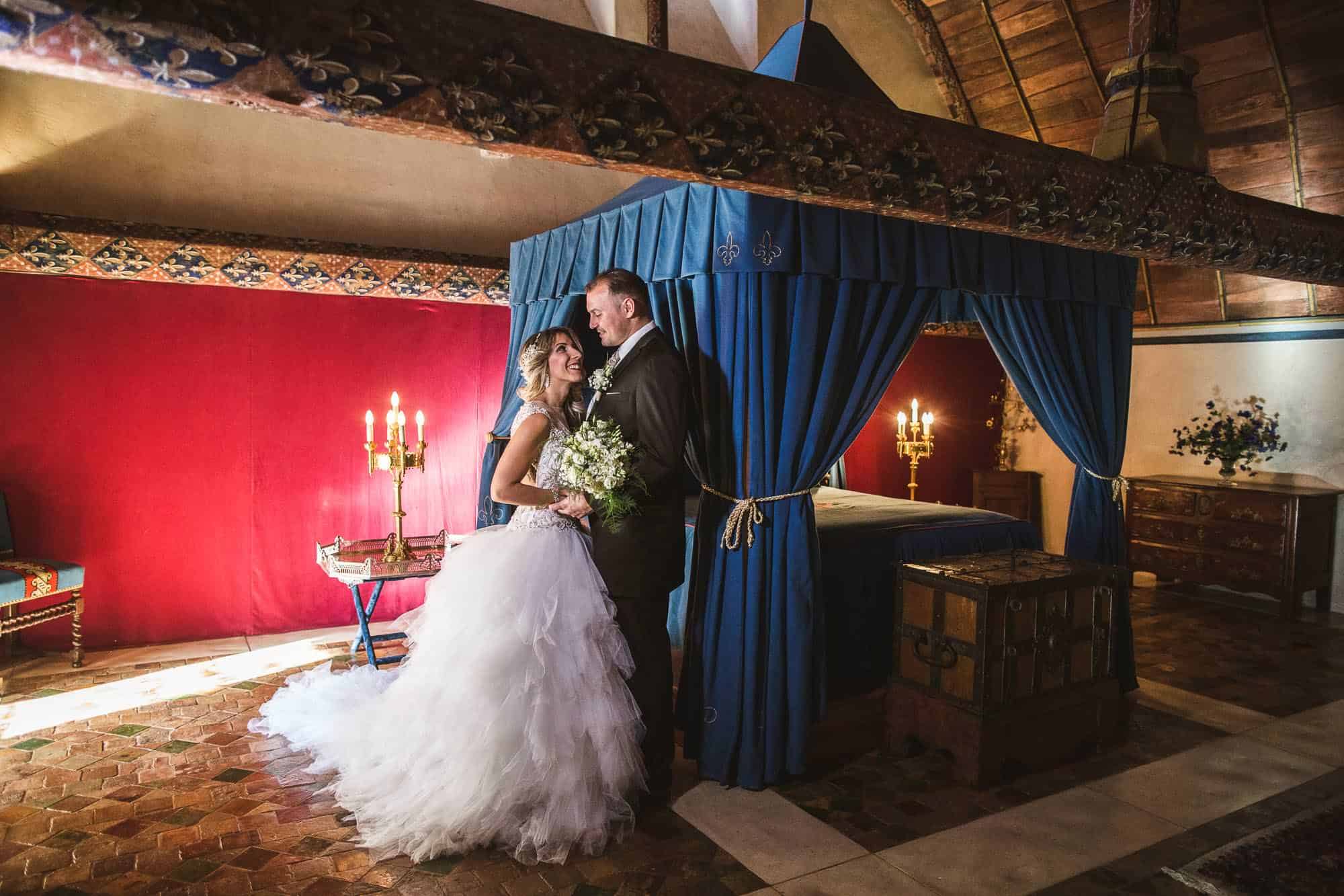 photo mariage shooting d’inspiration royale au Château de Farcheville